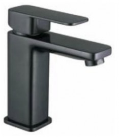 Elegant Matte Black Basin Mixer